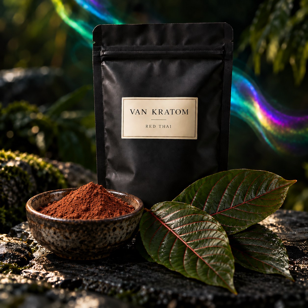 Kratom Red Thai poeder – natuurlijke kleurstof van Van Kratom