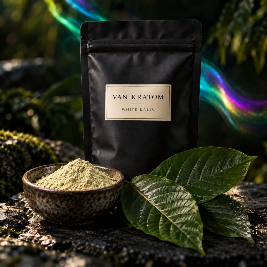 Kratom White Kalis poeder – natuurlijke kleurstof van Van Kratom